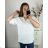 Elegante Kurzarm-Tunika für Damen in Übergröße (3XL/4XL/5XL Einheitsgröße) ITALIAN FASHION IM424112