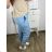 Damen Warmes Langarmkleid (L / XL ONE SIZE) ITALIAN FASHION IM421MIA 2XL/3XL dunkelblau