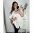 Damen-Langarmshirt in Übergröße (3XL/4XL EINHEITSGRÖSSE) ITALIAN FASHION IMWQ233259