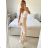 Elegante lange Damenhose (Einheitsgröße S/M) ITALIAN FASHION IMPGM238021 -   beige -   S