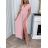 Ärmelloses Sommerkleid für Frauen (uni sm) ITALIAN FASHION IMD20550 -   růžová starorůžová -   S / M