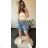 Jogginghose baggy 3/4 kurze Frauen (UNI SM) ITALIAN FASHION IMD20406 -   dunkelblau -   S / M