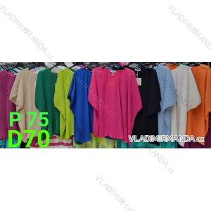 T-Shirt/Tunika Kurzarm Damen Übergröße (54/58 EINHEITSGRÖSSE) ITALIAN FASHION IMBM24070