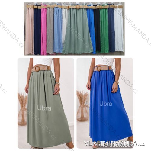 Kleid mit 3/4 Ärmeltasche für Damen (uni sl) ITALIAN Fashion IM3181746