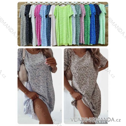 Kleid mit 3/4 Ärmeltasche für Damen (uni sl) ITALIAN Fashion IM3181746