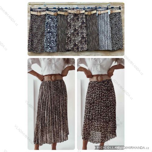 Kleid mit 3/4 Ärmeltasche für Damen (uni sl) ITALIAN Fashion IM3181746