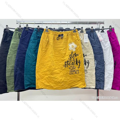 Rock kurze Frauen Sommer (uni s / m) italienische Mode IMD20352