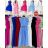 Ärmelloses langes Partykleid aus Paillettensamt für Damen (S/M EINHEITSGRÖSSE) ITALIAN FASHION IMWB233931