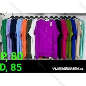 Damen-Tunika in Übergröße mit kurzen Ärmeln (42/58 Einheitsgröße) ITALIAN FASHION IMBM24053