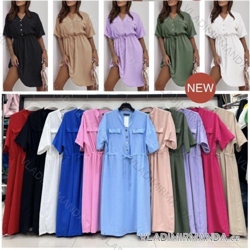 Ärmelloses langes Partykleid aus Paillettensamt für Damen (S/M EINHEITSGRÖSSE) ITALIAN FASHION IMWB233931
