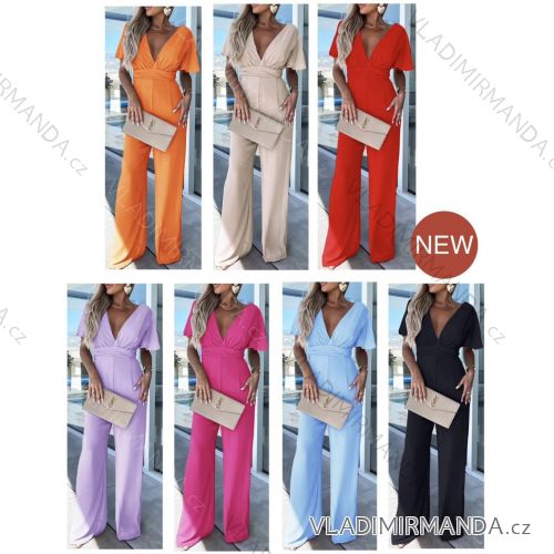 Kurzarm-Sommeroverall für Damen (S / M ONE SIZE) ITALIAN FASHION IMWB222484