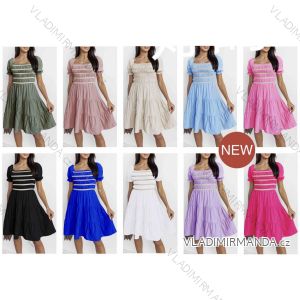 Ärmelloses langes Partykleid aus Paillettensamt für Damen (S/M EINHEITSGRÖSSE) ITALIAN FASHION IMWB233931