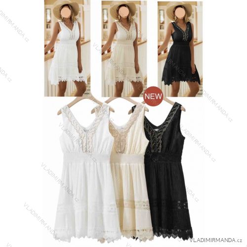 Ärmelloses langes Partykleid aus Paillettensamt für Damen (S/M EINHEITSGRÖSSE) ITALIAN FASHION IMWB233931
