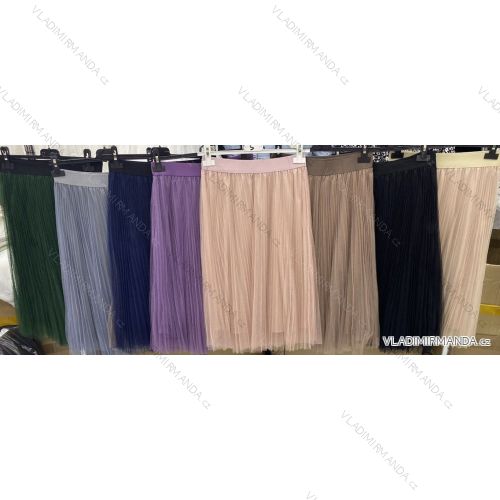 Langer Tüllrock für Damen (Einheitsgröße S/M) ITALIAN FASHION IMWB233518