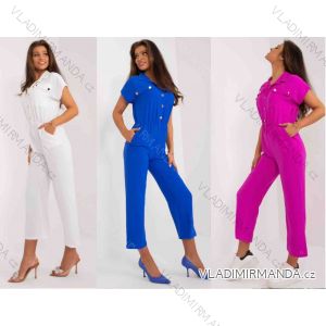 Kurzarm-Sommeroverall für Damen (S / M ONE SIZE) ITALIAN FASHION IMWB222484