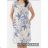 Damen Elegantes Kurzes Langarmkleid (S / M ONE SIZE) ITALIAN FASHION IMWC217235
