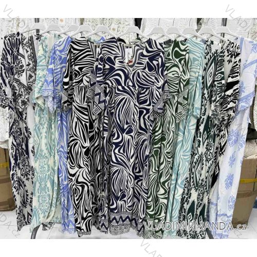 Ärmelloses langes Partykleid aus Paillettensamt für Damen (S/M EINHEITSGRÖSSE) ITALIAN FASHION IMWB233931