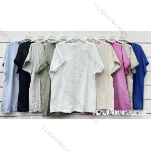 Damen T-Shirt Kurzarm (S / M / L ONE SIZE) ITALIAN FASHION IMWC222158