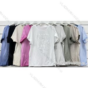 Damen T-Shirt Kurzarm (S / M / L ONE SIZE) ITALIAN FASHION IMWC222158