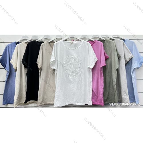 Damen T-Shirt Kurzarm (S / M / L ONE SIZE) ITALIAN FASHION IMWC222158