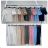 Langes Chiffon-Kurzarmkleid für Damen (S/M ONE SIZE) ITALIAN FASHION IMWGS231048