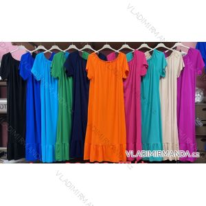 Sommerkleid Carmen Kurzarm Damen Übergröße (54/56/58 ONE SIZE) ITALIAN FASHION IMWQ24189