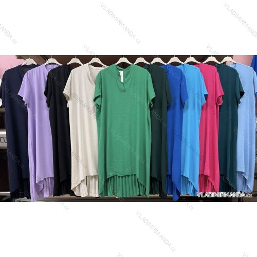 Kurzarm-Hemdkleid für Damen in Übergröße (54/56/58 Einheitsgröße) ITALIAN FASHION IMWQ24191