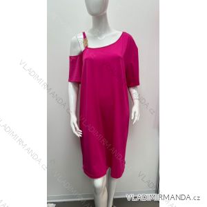 Damen-Sommerkleid in Übergröße mit kurzen Ärmeln (54/56/58 Einheitsgröße) ITALIAN FASHION IM424355