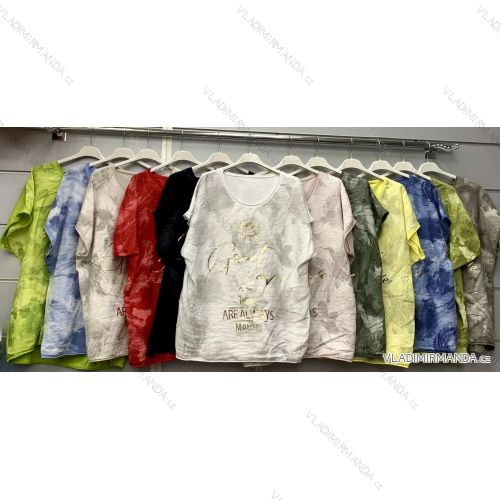 Damen-Button-Down-Hemdjacke mit Knöpfen (S / M ONE SIZE) ITALIAN FASHION IMWD217059