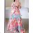 Damen Langarm Hoodie Kleid (S / M ONE SIZE) ITALIAN FASHION IMWA216095