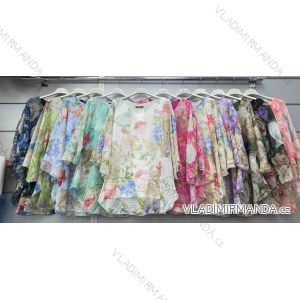 Damen-Button-Down-Hemdjacke mit Knöpfen (S / M ONE SIZE) ITALIAN FASHION IMWD217059