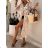 Kleid mit Knöpfen und geknöpften Damen (uni s-m) ITALIAN FASHION IM2203948