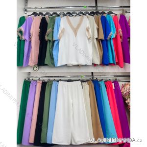 Kleid mit Knöpfen und geknöpften Damen (uni s-m) ITALIAN FASHION IM2203948