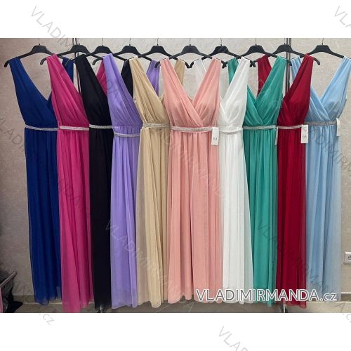 Sommerkleid Carmen aus Musselin für Damen (Einheitsgröße S/M) ITALIAN FASHION IMWE231506