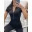 Langer eleganter Langarm-Overall für Damen (S/M ONE SIZE) ITALIAN FASHION IMWA23289