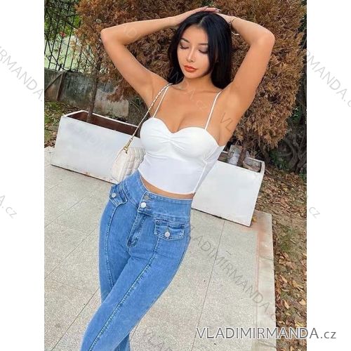 Träger-Tanktop für Damen (Einheitsgröße S/M) ITALIAN FASHION IMWAE24051