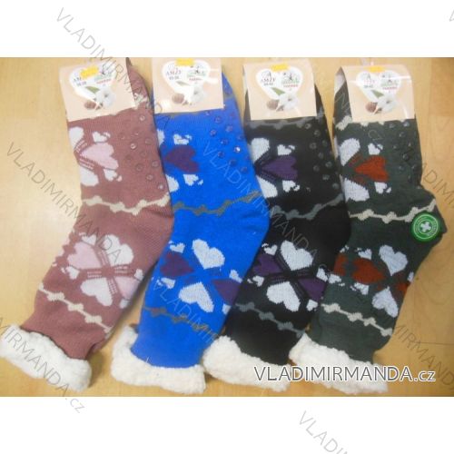 Mit Baumwolle isolierte Socken. Thermofrauen (35-42) AMZF PB773