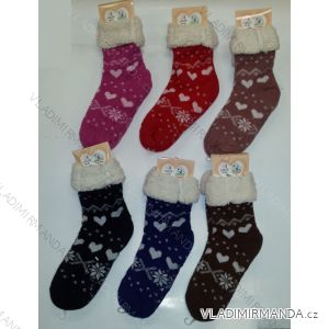 Mit Baumwolle isolierte Socken. Thermofrauen (35-42) AMZF PB759
