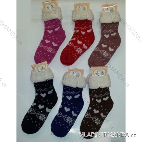 Mit Baumwolle isolierte Socken. Thermofrauen (35-42) AMZF PB759