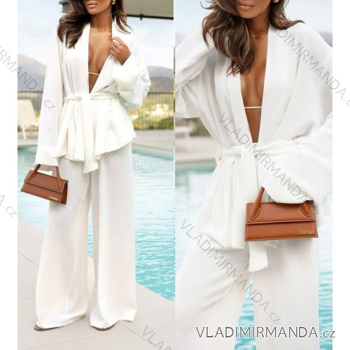 Sommer-Musselin-Hemd- und Shorts-Set für Damen (Einheitsgröße S/M) ITALIAN FASHION IMWGB232513