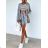 Sommer-Musselin-Hemd- und Shorts-Set für Damen (Einheitsgröße S/M) ITALIAN FASHION IMWGB232513
