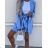Sommer-Musselin-Hemd- und Shorts-Set für Damen (Einheitsgröße S/M) ITALIAN FASHION IMWGB232513