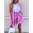 Sommer-Musselin-Hemd- und Shorts-Set für Damen (Einheitsgröße S/M) ITALIAN FASHION IMWGB232513