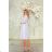Langes, elegantes Damenkleid mit breiten Trägern (SL) FRENCH FASHION FMPEL23VELVET lila 42