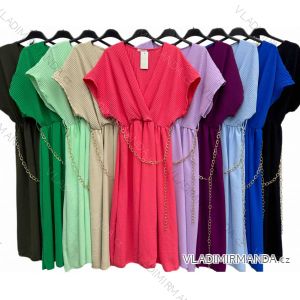 Sommerkleid Carmen aus Musselin für Damen (Einheitsgröße S/M) ITALIAN FASHION IMWE231506
