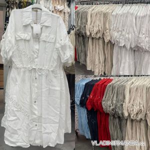 Langarm-Hemdkleid für Damen (S/M EINHEITSGRÖSSE) ITALIAN FASHION IMWD232607