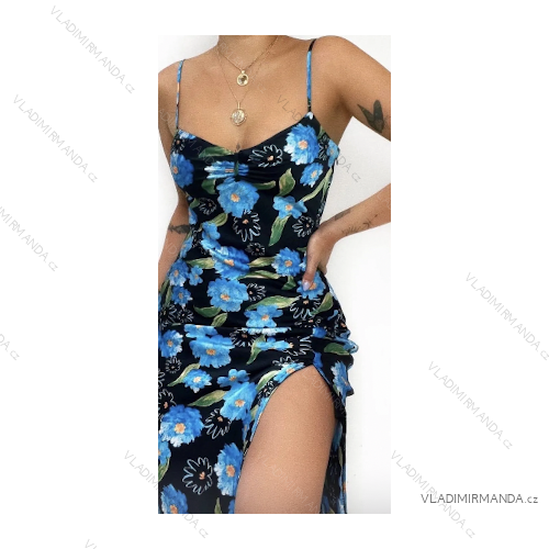 Langes trägerloses Pailletten-Partykleid für Damen (S/M EINHEITSGRÖSSE) ITALIAN FASHION IMPMD2360600