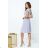 Langes, elegantes Damenkleid mit breiten Trägern (SL) FRENCH FASHION FMPEL23VELVET Silber 34