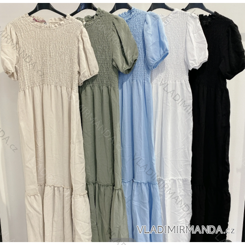 Langes trägerloses Pailletten-Partykleid für Damen (S/M EINHEITSGRÖSSE) ITALIAN FASHION IMPMD2360600