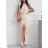 Sommerkleid Carmen aus Musselin für Damen (Einheitsgröße S/M) ITALIAN FASHION IMWE231506